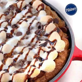 smore infused cookie skillet - Link to social post